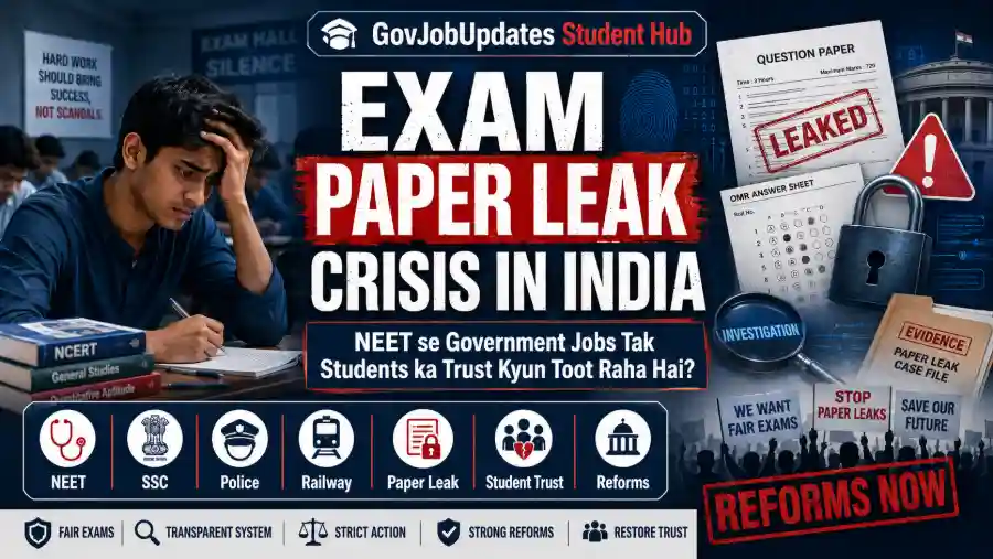 Exam Paper Leak Crisis in India Student Trust Analysis