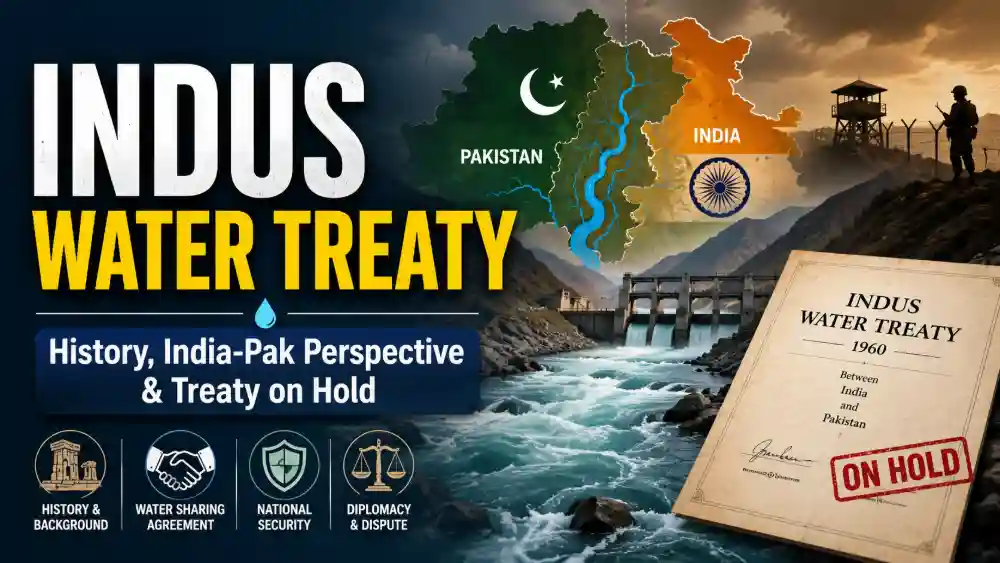 Indus Water Treaty India Pakistan water dispute current affairs