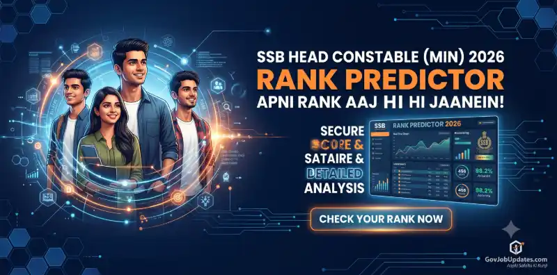 SSB Head Constable Ministerial Rank Predictor 2026