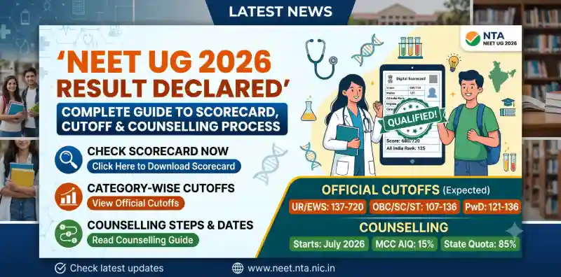NEET UG 2026 Result and Counselling Process Guide