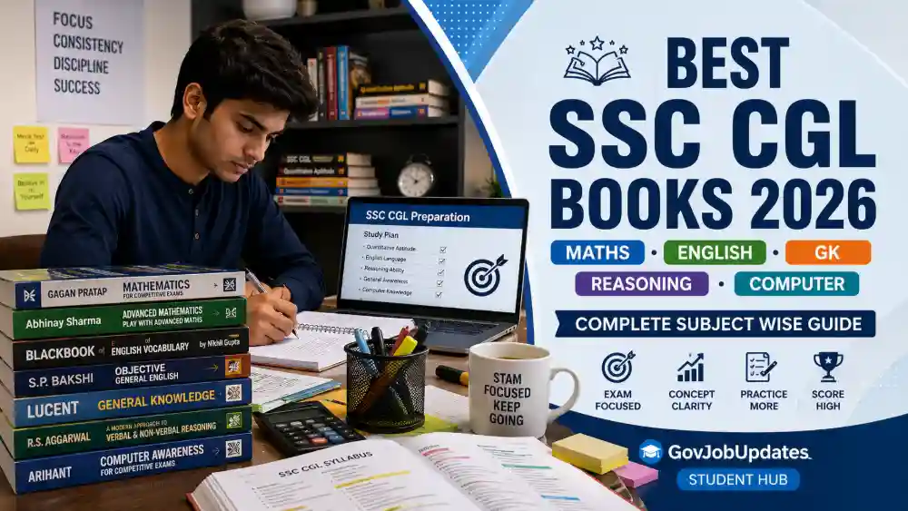 Best SSC CGL Books 2026 Subject Wise Guide