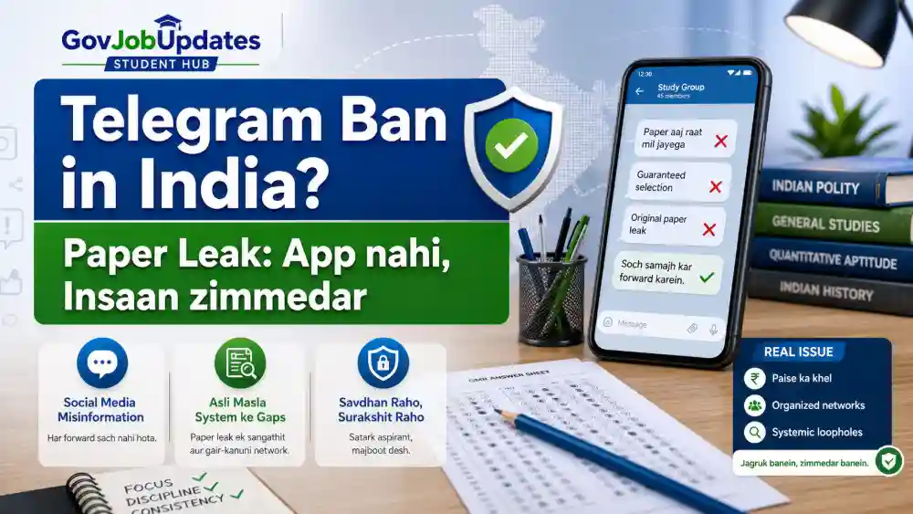 Telegram ban in India paper leak social media awareness guide